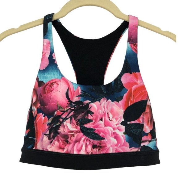 Lululemon Top Speed Bra in  Secret Garden Pink floral size 4 - Picture 3 of 15